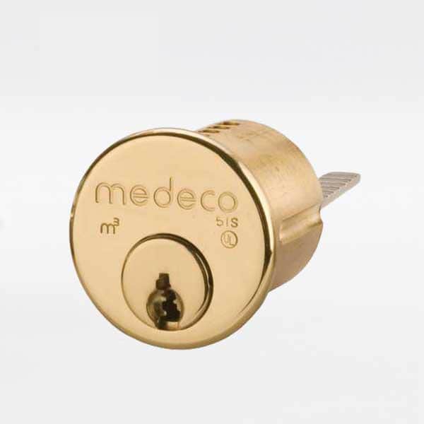 MEDECO:BiLevel RIM Cylinder - Gold